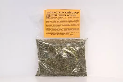 Сбор Монастырский при гипертонии, 100 г