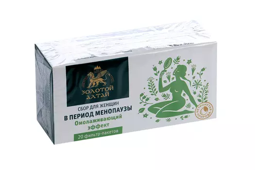 Сбор Золотой Алтай для женщин в период менопаузы, 1,5 г, 20 шт