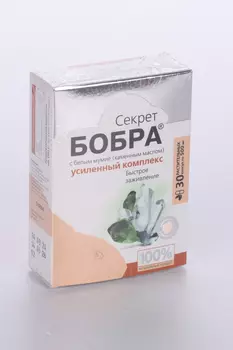 Секрет бобра с белым мумиё усиленный комплекс быстрое заживление, 30 шт, капсулы
