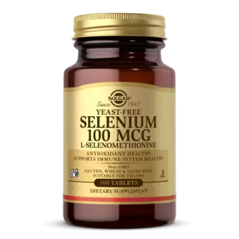 Селен 100 мкг, 457 мг, 100 шт, таблетки