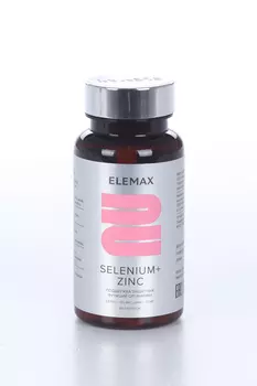 Селен+Цинк, 500 мг, 60 шт, таблетки ELEMAX
