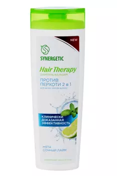 Шампунь-бальзам SYNERGETIC Hair Therapy Против перхоти 2в1, 400 мл