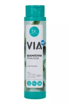 Шампунь Belkosmex VIA mix мужской с ментолом, 390 г