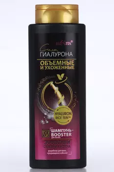 Шампунь-Booster Белита Сила Гиалурона Эффектный объем/густота д/волос, 400 мл