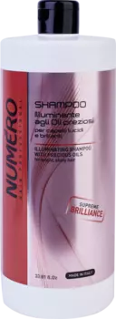 Шампунь Brelil professional NUMERO для придания блеска с ценными сортами масел, 1000 мл