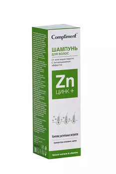 Шампунь Compliment д/волос от всех видов перхоти цинк+, 200 мл