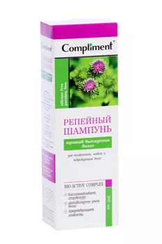Шампунь Compliment Репейный против выпадения волос, 200 мл