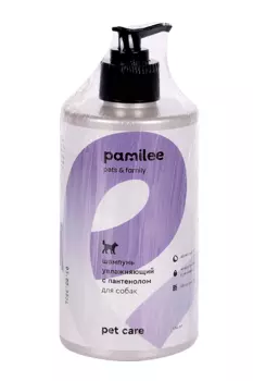 Шампунь д/собак PAMILEE увлажняющий с пантенолом аромат кокоса 444 мл