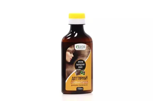 Шампунь Oleos дегтярный п/выпадения волос, 150 мл