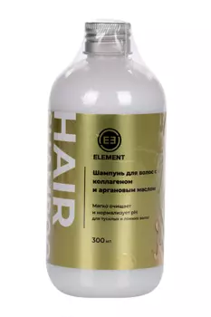 Шампунь Element с коллагеном/аргановым маслом д/волос, 300 мл