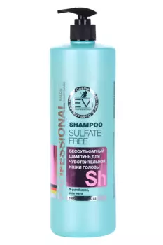 Шампунь EVI Professional Бессульфатный д/чувствит кожи головы д/окраш волос, 1 000 мл