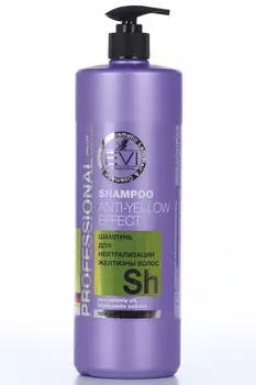 Шампунь EVI Professional Серебристый д/нейтрализации желтизны волос, 1 000 мл