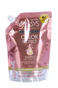 Шампунь Kerasys ЭДВАНСТ Защита цвета (запасной блок), 500 мл