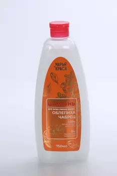 Шампунь Krassa Марья Краса Облепиха+Чабрец д/всех типов волос, 750 мл