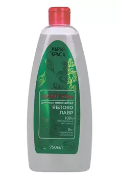 Шампунь Krassa Марья Краса Яблоко+Лавр д/всех типов волос, 750 мл