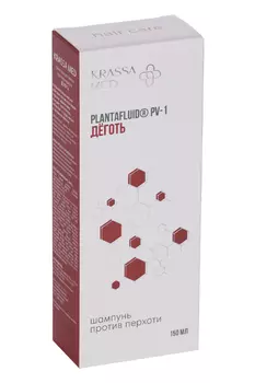 Шампунь Krassa Med Деготь против перхоти д/волос, 150 мл