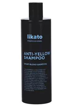 Шампунь Likato Professional SMART-BLOND д/придания холод оттен светлым волосам Anti-Yellow, 400 мл