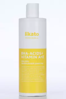 Шампунь Likato Professional WELLNESS д/очищения жирной кожи головы BHA-Acid+Vitamin A+E, 400 мл
