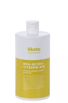 Шампунь Likato Professional WELLNESS д/очищения жирной кожи головы BHA-Acid+Vitamin A+E, 750 мл