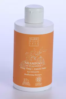 Шампунь Mario Fissi 1937 Illuminante Сила и Блеск масла иланг-иланга/апельсина, 300 мл