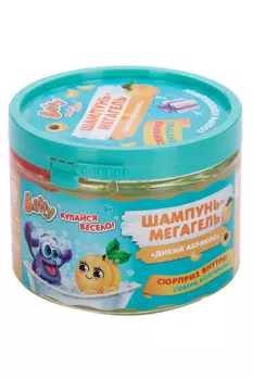 Шампунь-мегагель Baffy детский с сюрпризом Дикий абрикос, 300 мл