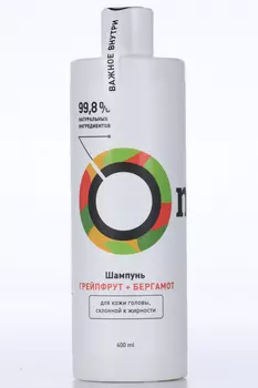 Шампунь Onme д/жирных волос грейпфрут и бергамот, 400 мл