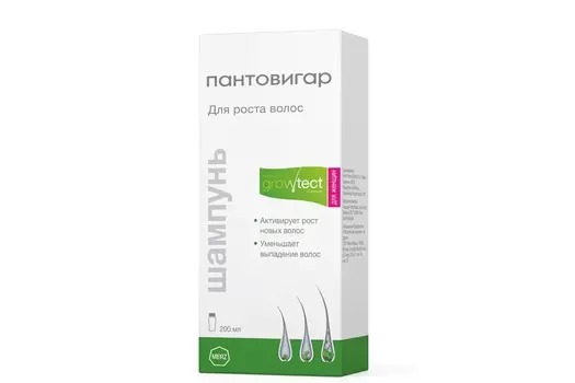 Шампунь Пантовигар Гроутест формула д/роста волос д/женщин, 200 мл
