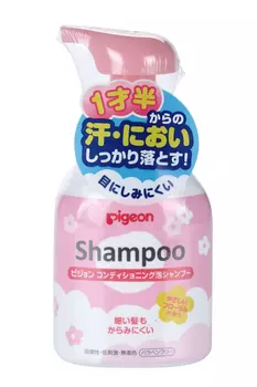 Шампунь-пенка Pigeon д/детей флакон-дозатор (18 мес +), 350 мл