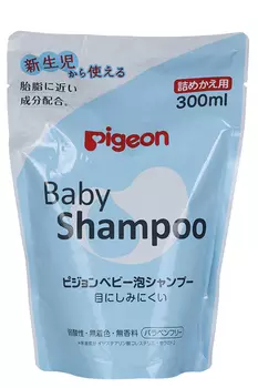 Шампунь-пенка Pigeon д/младен с рождения сменный блок, 300 мл