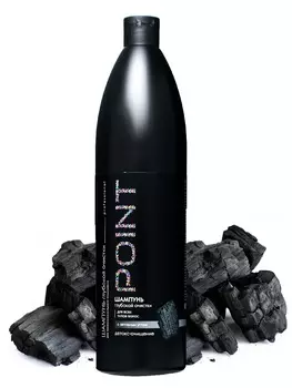 Шампунь POINT. для глубокой очистки волос и кожи головы с активным углем 1000 мл