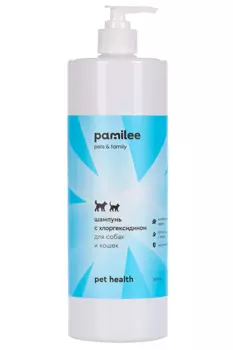 Шампунь ProAnimal Pamilee с хлоргексидином и Д-пантенолом д/кошек/собак 1 л
