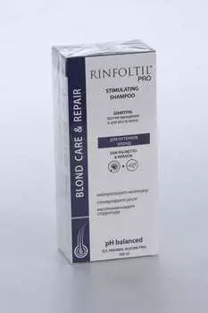 Шампунь Ринфолтил PRO против выпад д/роста волос д/нейтр желтиз окраш волос в оттен блонд, 200 мл