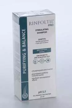 Шампунь Ринфолтил PRO против выпадения д/роста волос д/жирных волос, 200 мл