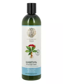 Шампунь Русское поле Глубокое восстановление на белой глине, 400 мл