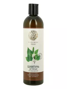 Шампунь Русское поле Против перхоти дегтярный, 400 мл