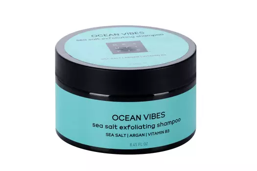 Шампунь-скраб BEAUTIFIC Ocean Vibes д/кожи головы с морской солью/маслом арганы/витамин B3, 250 мл