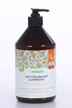 Шампунь SYNERGETIC д/волос макс питан/восстан макадамии/авокадо/лемонграсс, 750 мл