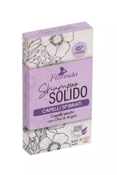 Шампунь тверд FLORINDA Capelli Sfibrati с маслом Арганы д/ослаб волос, 75 г
