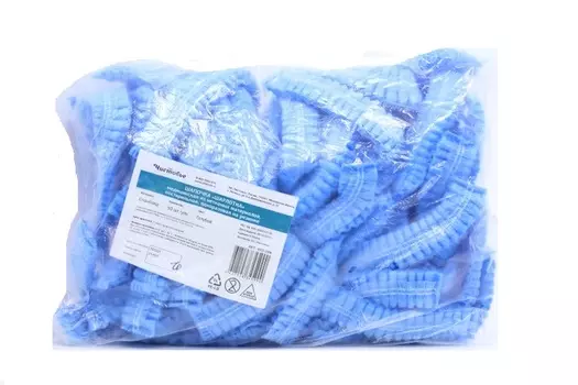 Шапочка Чистовье шарлотка медицинская на резинке из спанбонда, 50 шт