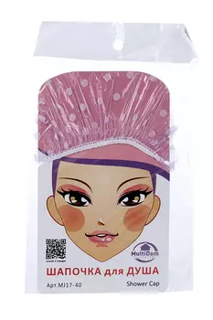 Шапочка Мультидом д/душа арт МJ17-40 р52-57 в ассорт