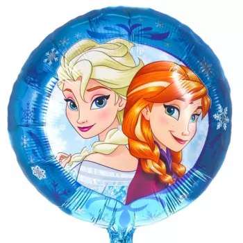 Шар Disney фольгированный круг Анна и Эльза , Холодное Сердце