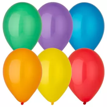 Шар GEMAR латексный кристалл, набор 100 шт, цвета микс