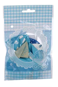 Шар Latex Occidental латексный «К рождению мальчика» пастель+декоратор 5 шт