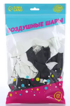 Шар латексный Страна Карнавалия 12 «Настоящему мужчине», комплименты д/него, 1 ст, 25 шт