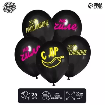 Шар Страна Карнавалия латексный «На чиле», 25 шт