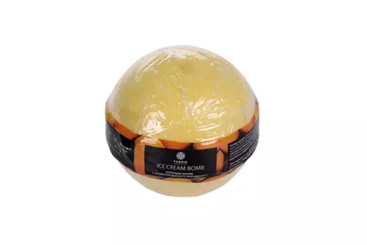 Шарик д/ванны Fabrik cosmetology бурлящий Дынное мороженое, 120 г