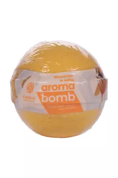 Шарик д/ванны Fabrik cosmetology бурлящий Молоко/Мед, 120 г