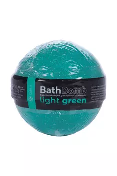 Шарик д/ванны Fabrik cosmetology бурлящий с шиммером Light Green, 120 г