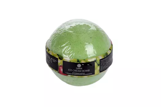 Шарик д/ванны Fabrik cosmetology бурлящий Яблочное мороженое, 120 г