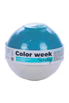 Шарик д/ванны Fabrik cosmetology Color Week бурлящий Sunday, 120 г
